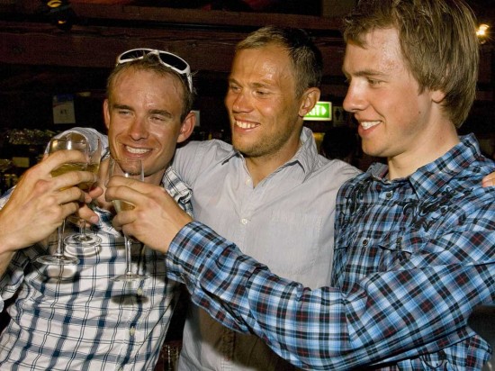 Thor+Hushovd Francesco+Totti VM Geelong