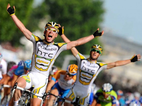 Mark+Cavendish Team+Sky HTC-Highroad Edvald+Boasson+Hagen