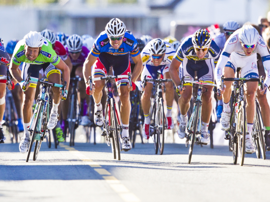 Kamp. Thor Hushovd kjempet en tøff kamp mot Kenny Van Hummel i fjorårets Arctic Race. Foto: Vegard Grøtt / NTB Scanpix
