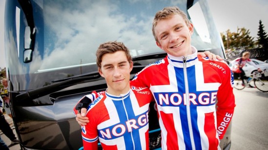 GYLDEN MULIGHET: Mange har store forventninger til Sondre Holst Enger foran 2014-sesongen, og det med rette. Men med økt ansvar i Etixx-IHNed kan neste år også bli Daniel Hoelgaards store gjennombrudd. Foto: Kristoffer Øverli Andersen (procycling.no)