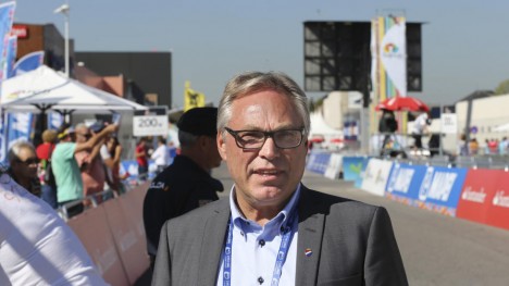 FORBANNET: Sykkelpresident Harald Tiedemann Hansen raser etter etter at Alexander Kristoff og Stein Ørn ikke ble nominert til Idrettsgallaen. Foto: Vidar Ruud / NTB scanpix