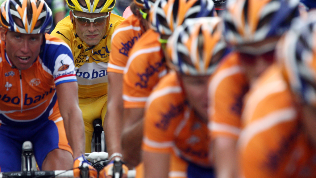 IDYLLEN BRAST: Michael Boogerd og Michael Rasmussen var gjennomdopet da de ankome Tour de France i 2007. Foto: Joel Saget / Afp / NTB scanpix