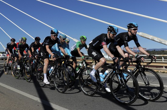 VIKTIG: Lars Petter Nordhaug har flere ganger denne uken ofret seg for Team Sky. FOTO: TDW Sport