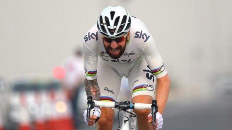 <b>OPPSUMMERING:</b> Bradley Wiggins (34) går mot slutten av karrieren som landeveissyklist, og har nå oppsummert deler av karrieren. Foto: EPA / KIM LUDBROOK / NTB Scanpix