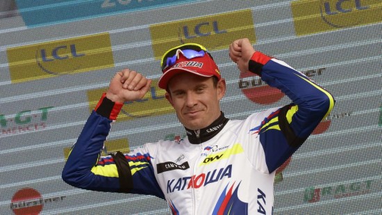 SKRIVER UNDER I VÅR? Katjusja fortsetter satsingen også neste år. Det åpner for en forlengelse av samarbeidet med Alexander Kristoff. Foto: Lionel Bonaventure /Afp / NTB scanpix