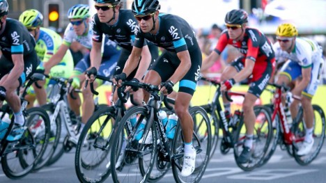 <b>VINNERKANDIDATER:</b> Både Geraint Thomas og Richie Porte har vist god form tidlig i sesongen. Det bidrar til å gjøre Team Sky til storfavoritter foran Paris-Nice. Foto: KT / Tim De Waele