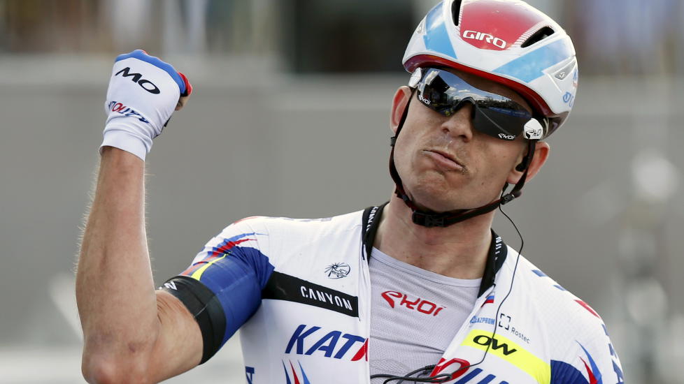 <strong>RÅSTERK:</strong> Alexander Kristoff var både sterk og smart da han seiret i Flandern rundt. Treneren hyller stesønnen etter maktdemonstrasjonen. Foto: FRANCOIS LENOIR (Scanpix/Reuters)