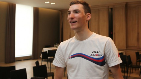 KANONFORM: Sven Erik Bystrøm stråler om dagen og rundet av en knalltøff periode med seier i ungdomskonkurransen i et fransk etappeeritt. FOTO: Kjetil R. Anda / procycling.no