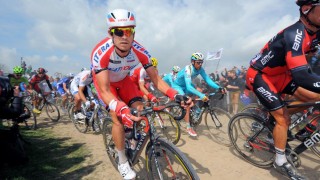 <strong>DEN STØRSTE FAVORITTEN:</strong> Mange holder Alexander Kristoff som den største favoritten før årets Paris-Roubaix. Vinner han den franske klassikeren, blir han den ellevte rytteren til å vinne Flandern rundt og Paris-Roubaix samme år. Foto: Tim de Waele (©TDWSport.com)