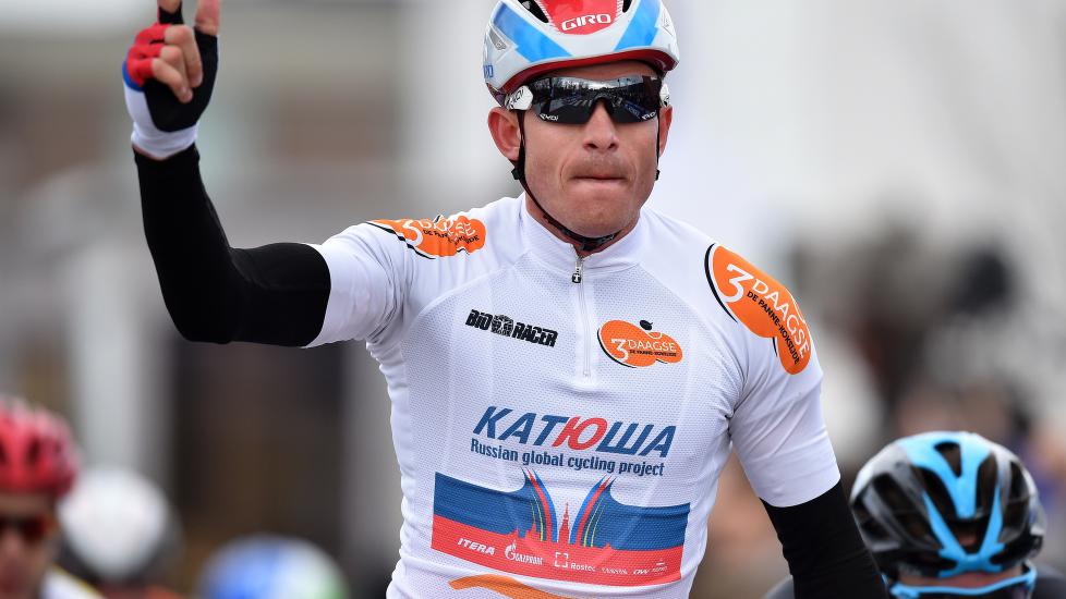 <strong>I KNALLFORM:</strong> Alexander Kristoffs fyrktinngytende form har gjort at flere omtaler ham som favoritt før Flandern rundt. Foto: Tim de Waele (©TDWSport.com)