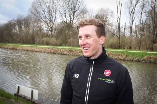 TURIST I RICHMOND: Kristoffer Skjerping mener det ikke er noen løype over samme lest som brosteinsklassikerne som venter rytterene i Richmond. Foto: Kjetil R. Anda / procycling.no