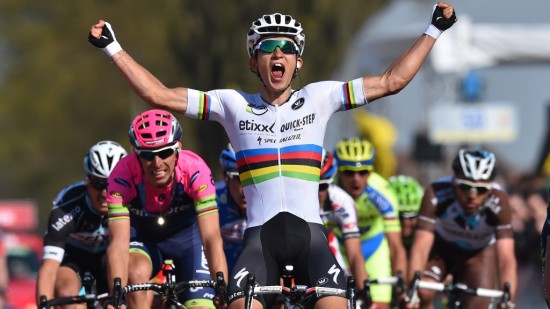 VANT I VALKENBURG: Michal Kwiatkowski er tittelforsvarer i år. Foto: Tim de Waele (©TDWSport.com)