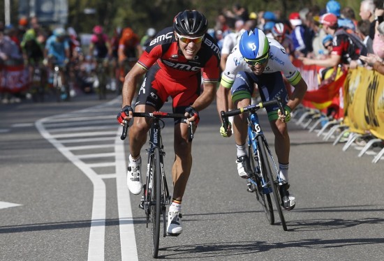 FIGHTET: Philippe Gilbert gravde dypt, men fikk ikke ristet av seg Michael Matthews. Foto: Tim De Waele (©TDWSport.com)