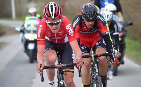 WOW: Tiesj Benoot. Belgier. Lotto. Nettopp fylt 21 år. Topp fem i Flanderen rundt. Foto: Tim De Waele (©TDWSport.com)