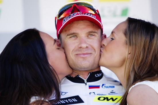 FORVENTET SLUTT: Det var selvsagt Alexander Kristoff som tok hjem etappeseieren også i Sarpsborg. FOTO: Kristoffer Øverli Andersen, procycling.no