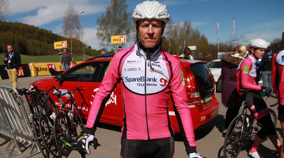 <b>STERKERE ENN PÅ LENGE:</b> 52 år gamle Jørn Fjeldavlie opplever et oppsving i sykkelkarrieren etter at han begynte å trene enda mer. Foto: Jonas Lindstrøm, procycling.no