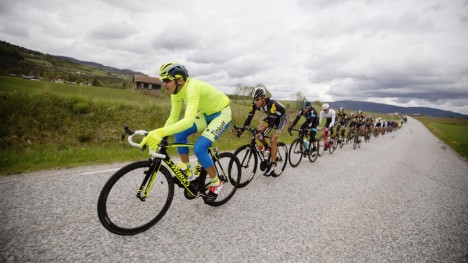 PROFILER: En rekke av verden største sykkellag var med i årets utgave av Tour of Norway, deriblant Tinkoff-Saxo og Team Sky. Foto: Kristoffer Øverli Andersen / procycling.no