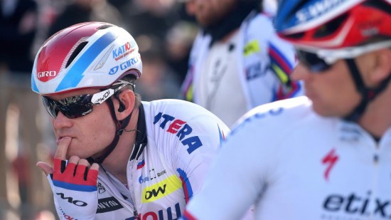 <b>IKKE ENIGE:</b> Katjusja har sendt ut pressemelding om at Alexander Kristoff har forlenget med dem. procycling.no får opplyst at det hele dreier seg om en intensjonsavtale. FOTO: Tim De Waele/TDWSPORT.COM