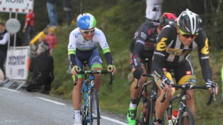<b>ANGREPSVILLIG:</b> Edvald Boasson Hagen var en av de første over Seldalsbakken, men maktet ikke å komme løs. I etterkant stusset han noe over taktikken Alexander Kristoffs lag la for dagen. FOTO: Jarle Fredagsvik, procycling.no