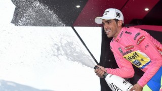 <b id="ext-gen1074"> NY SEIER: </b> Alberto Contador (Tinkoff-Saxo) tok sin andre seier i Giro d'Italia, og vil nå rette blikket mot Tour de France for å forsøke seg på den "umulige" dobbelen. Foto: Tim De Waele/TDWSPORT.COM.