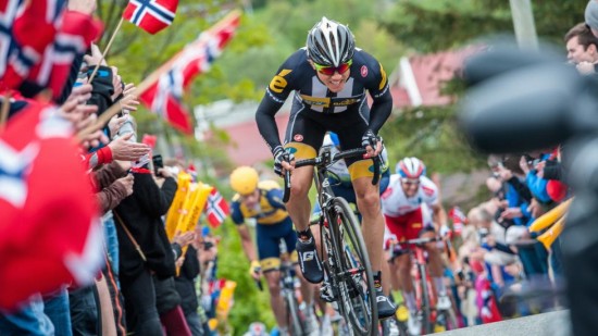 <b>REVANSJEN:</b> Edvald Boasson Hagen vant sisteetappen av årets Tour des Fjords. Han første seier på to sesonger. FOTO: Tour des Fjords