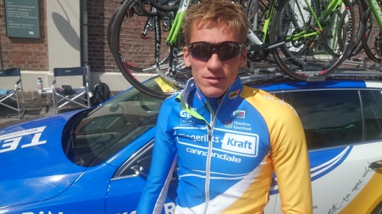 IKKE KRISE: Fredrik Wilmann tenker lite på de tolv sekundene han tapte på åpningsteappen onsdag. Trønderen vil bruke de harde fjelletappene i vente til å hente seg inn (foto: procycling.no).