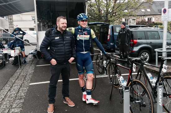 SPENT PÅ AAS STIEN: Gino Van Oudenhove har sett spennende spissferdigheter hos rytteren som ankom fra TVK i midten av fjorårssesongen. FOTO: Torgeir Strandberg, procycling.no