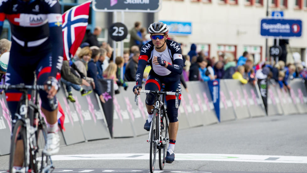 UHELDIG: IAM-talentet Sondre Holst Enger. Her fra andre etappe av Arctic Race i fjor. Foto: Vegard Wivestad Grøtt / NTB scanpix