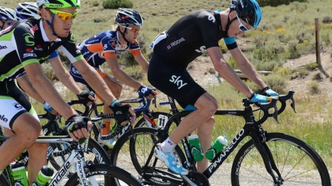 <b>RÅSTERK:</b> Chris Froome distanserte alle konkurrentene og vant kongeetappen i årets Critérium du Dauphiné. Foto: Garrett W. Ellwood/Getty Images/AFP
