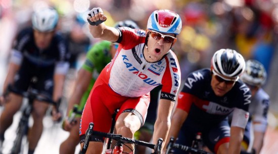 <b>JAKTER NYE TRIUMFER:</b> Alexander Kristoff vant to etapper i fjorårets Tour de France. I år jakter han nye, men mulighetene er færre enn under fjorårets utgave. Foto: Tim de Waele (©TDWSport.com)