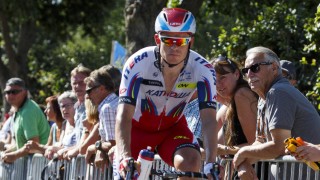 <b>IRRITERT:</b> Alexander Kristoff likte dårlig at arrangøren nøytraliserte deler av den tredje etappen i Tour de France. Foto: Heiko Junge / NTB scanpix