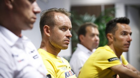 <b id="ext-gen1040">FRYNSETE RYKTE:</b> I Tour de France kryr det av ledere med en mørk bakgrunn. I Katjusja finnes det flere av dem. Foto: Heiko Junge / NTB scanpix