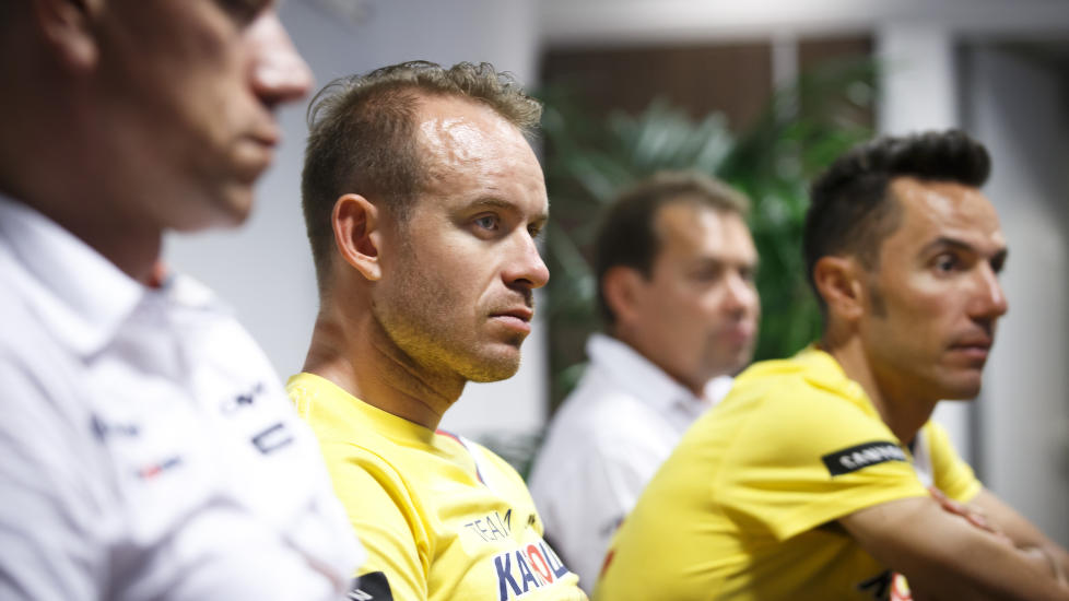 <b id="ext-gen1040">FRYNSETE RYKTE:</b> I Tour de France kryr det av ledere med en mørk bakgrunn. I Katjusja finnes det flere av dem. Foto: Heiko Junge / NTB scanpix