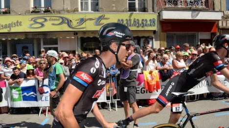 GOD START: Warren Barguil har fått en så god start på Tour de France at han er med i kampen om en meget god sammenlagtplassering. Foto: Stefano Sirotti/Polaris/Scanpix