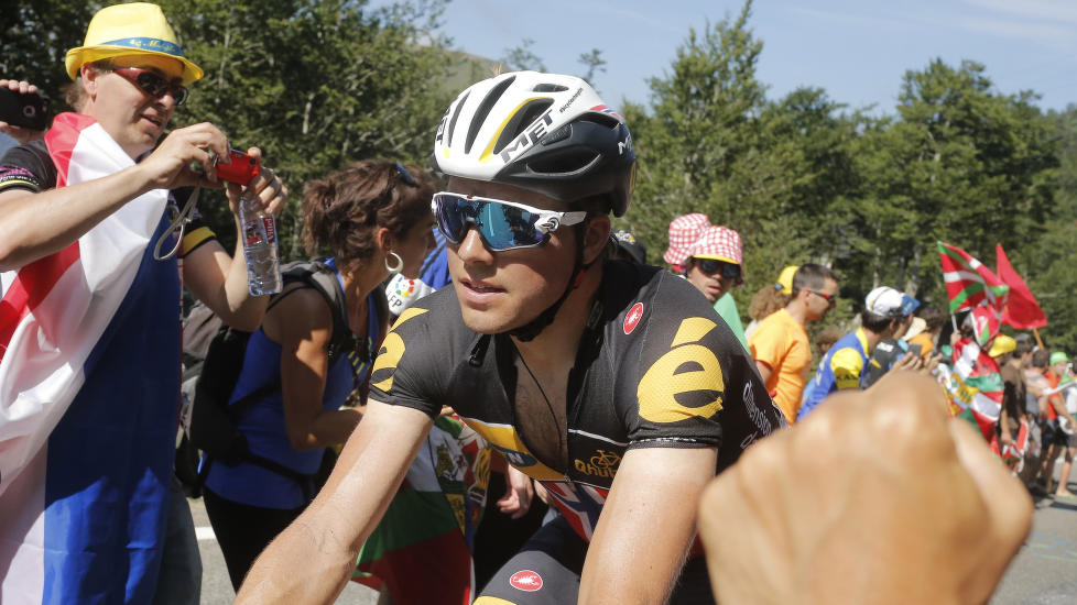 <b>KLATRING:</b> Edvald Boasson Hagen er klar for en ny hard klatreetappe - og vil gjerne gå i brudd. Foto: AP Photo / Laurent Cipriani / NTB Scanpix