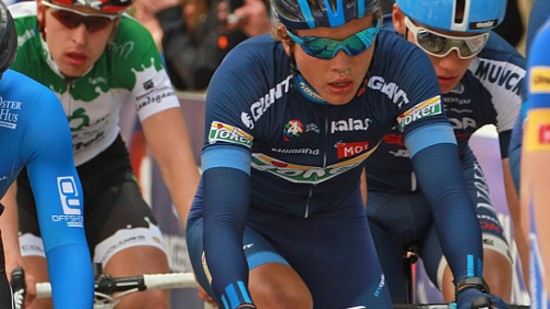 NORSK KLATRETALENT: Odd Christian Eiking. Her avbildet under Rinngerike GP tidligere i år. Foto: procycling.no