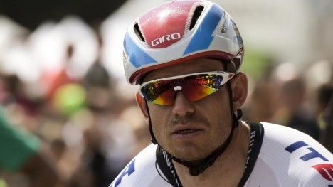 SYKDOM: Alexander Kristoff sliter med sykdom før den nest siste etappen av Tour de France.  Foto: LIONEL BONAVENTURE / AFP