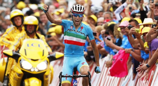 <b>SLO TILBAKE:</b> Fjorårsvinner Vincenzo Nibali hadde en forferdelig start på Tour de France, men slo tilbake med etappeseier. Fjerdeplassen sammenlagt var dog langt under forventningene. Foto: SEBASTIEN NOGIER (Scanpix/Epa)