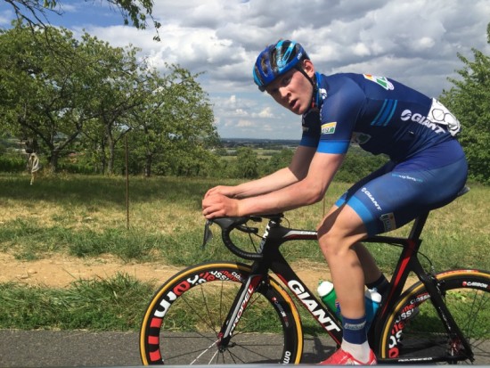 FIKK IKKE VIST SITT BESTE: Daniel Hoelgaard fikk aldri muligheten til å spurte om etappeseier i Tour de l'Avenir.