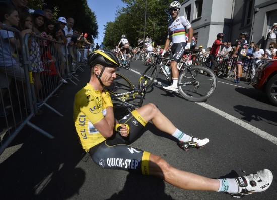 EN AV FÅ NEDTURER: Å miste en rytter som Tony Martin er et tungt slag for sykkelpublikum. Foto: Tim De Waele (©TDWSport.com)