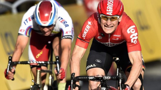 <b> USLÅELIG: </b> Andre Greipel har vært tilnærmet uslåelig i spurtene denne halvdelen av sesongen, og tok i dag sin 15. seier for sesongen. Foto: AFP PHOTO / ERIC FEFERBERG