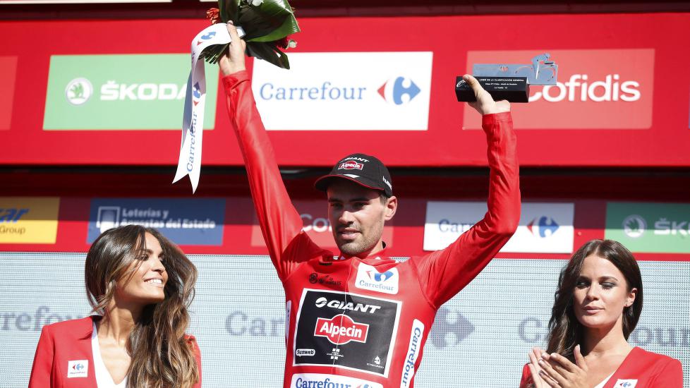 VANT: Tom Dumoulin. Her fra en tidligere anledning. Foto: EPA/Javier Lizon