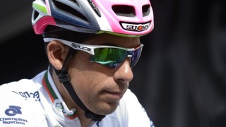 FØRSTE SEIER: Nelson Oliveira tok karrierens første proffseier da han vant den 13. etappen av Vuelta a España. Foto: AFP PHOTO / LIONEL BONAVENTURE