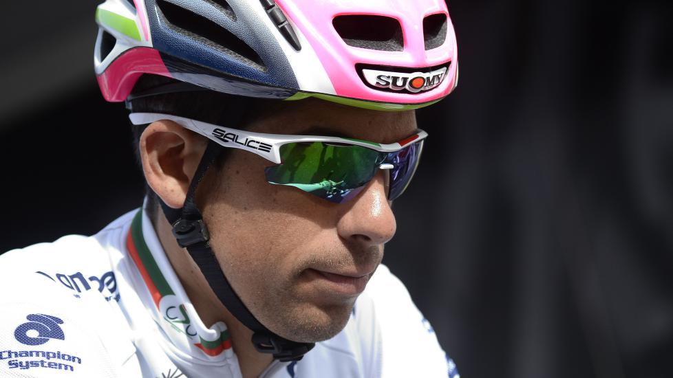 FØRSTE SEIER: Nelson Oliveira tok karrierens første proffseier da han vant den 13. etappen av Vuelta a España. Foto: AFP PHOTO / LIONEL BONAVENTURE