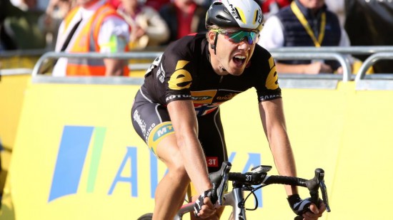 <b>DETTE KOSTET!</b> Edvald Boasson Hagen tok ut alt han hadde under den tøffeste etappen i årets Tour of Britain. Nå er han favoritt til å vinne hele rittet. FOTO: Tim De Waele/TDWSPORT.COM