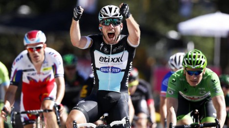 <b>NESTEN KLAR FOR MTN:</b> Mark Cavendish forlater Etixx-Quick Step til fordel for Edvald Boasson Hagens lag, melder Sky Sports. Foto: SEBASTIEN NOGIER (Scanpix/Epa)