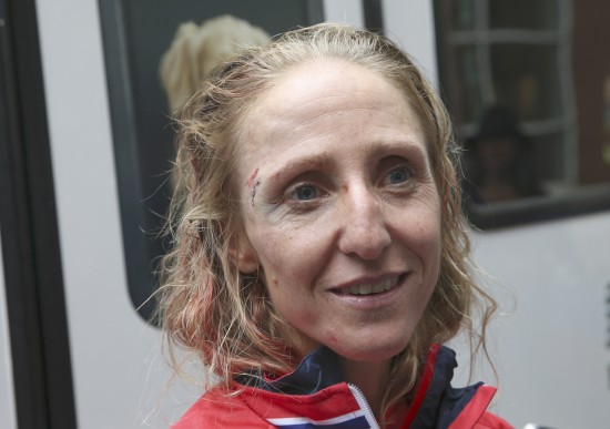 OPPKUTTET OG FORSLÅTT, MEN ELLERS BLID: Cecilie Gotaas Johnsen. Foto: Terje Pedersen / NTB scanpix