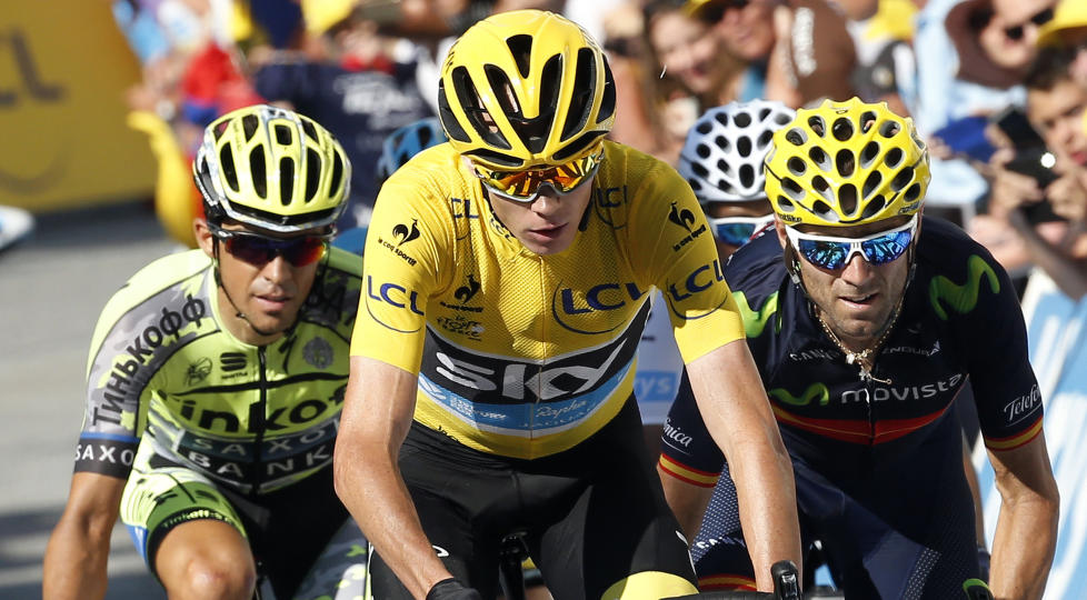 <b>STORE MÅL:</b> Neste år vil ikke Chris Froome nøye seg med en eventuell gul trøye i Tour de France. Han har også siktet seg inn på OL. Foto: Eric Gaillard (Scanpix/Reuters)