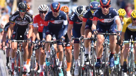 <b>- TENKTE IKKE KLART:</b> Sondre Holst Enger forteller om skyllebøtta som ventet etter at han sviktet IAM Cycling designerte sprinter for dagen. FOTO: Tim De Waele/TDWSPORT.COM