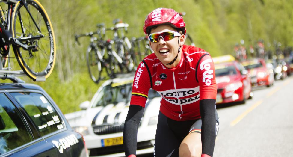 <b>FIKK IKKE NY KONTRAKT:</b> Det mener 39 år gamle Greg Henderson er synd. Han mener nordmannen hører til på det øverste nivået. Foto: Kristoffer Øverli Andersen (www.procycling.no)